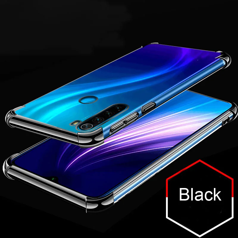 Синий цвет для Xiao Redmi Note 8 чехол подушки безопасности буфера полная защита чехол для Xiao Redmi Note 8 ТПУ противоударный задняя крышка