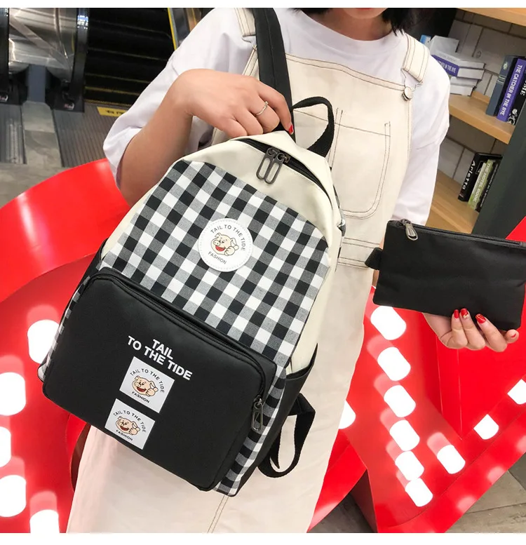 JIULIN рюкзак школьный-сумка через плечо Mochila для девочек-подростков женская мода