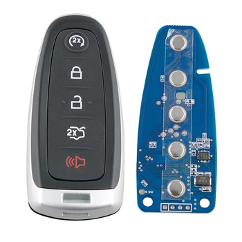 

315MHz 5 Button Remote Car Key Fob with Chip M3N5WY8609 Auto Car Repalcement for Ford Edge Smart Prox 2011 2012 2013 2014 2015