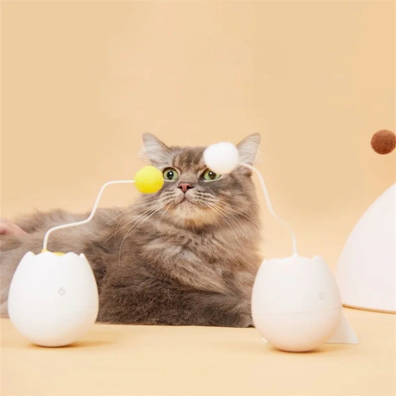 PROD 1005003197387179 MAMY PETS Cat Tumbler Toy Automatic Funny Cat
Ball Self-healing And Anti-boring Artifact Cat Training Supplies
