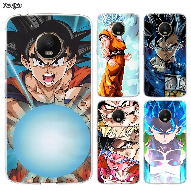 Супер Dragon Ball-Z силиконовый чехол для Motorola MOTO G7 power G5 G5S G6 E4 E5 E6 Plus G4 Play |
