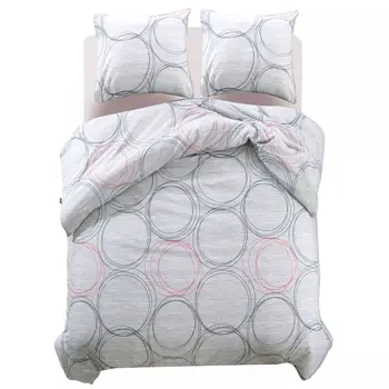 

Vidaxl part. Bedding Set circle pattern 200x200/80x80 cm