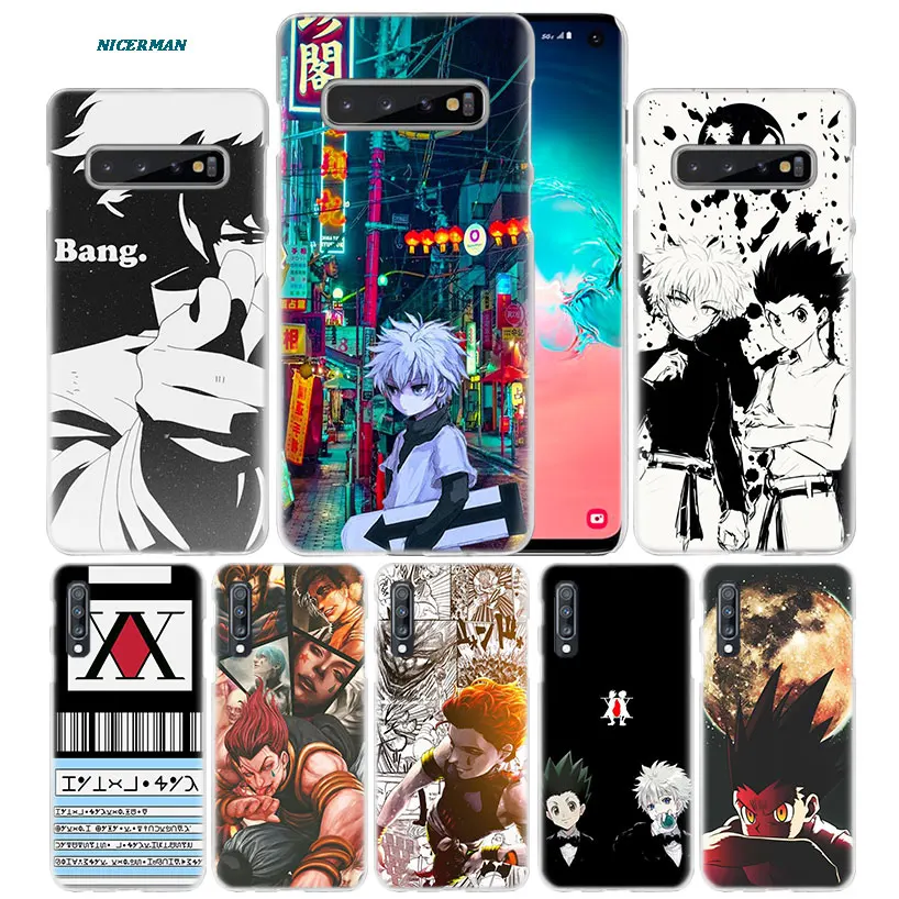

Hunter x Hunters Case for Samsung Galaxy Note 10 5G 9 8 S10 S9 S8 Plus A50 A40 A70 A20 e Note10 + PC Phone Cover Coque A10 A30 s