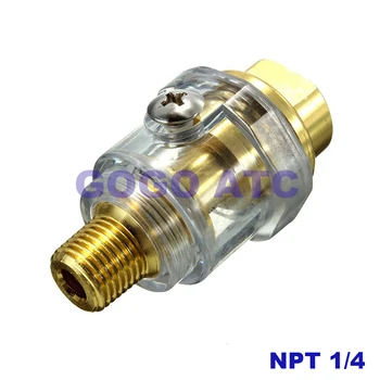

Aluminum oiler 1/4 NPT mini oiler pneumatic tool accessories Grease nipple/filtration/oil-water separator/water tank