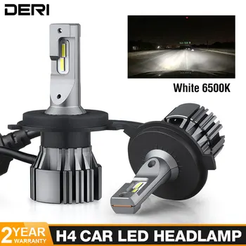 

2pcs LED Headlight Bulb H4 80W 6500K white 8400LM CSP Mini car Headlight Kit High/low Beam Bulb Auto head lamp fog Light 12V