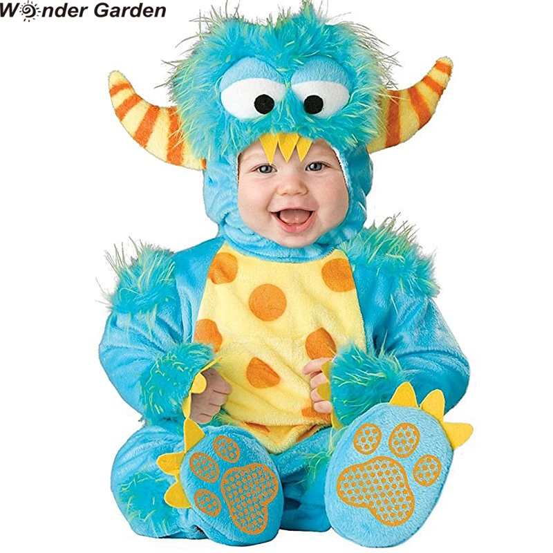 Чудо сад малыши Синий Эльф Монстр Рождество Хэллоуин Пурим праздничный костюм