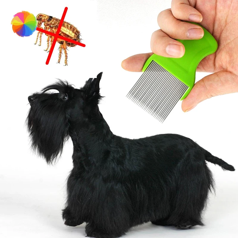 

Pet Dog Comb Remove Flea Hair Brush Hair Comb Puppy Cat Comb Dog Brush Multifunction Pet Grooming Stainless Steel