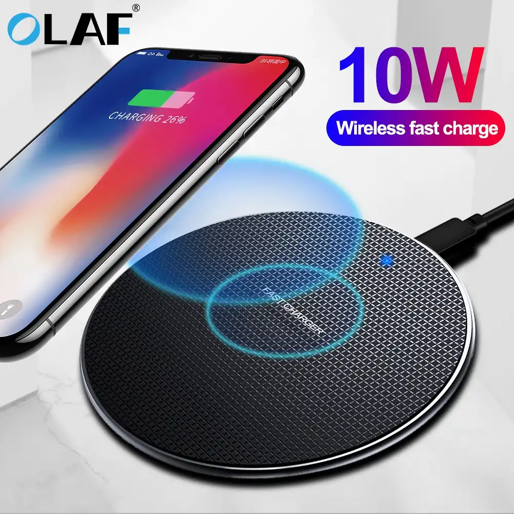 10w Qi Wireless Charger For Iphone 11 8 Plus Airpods Pro Fast Wireless Charging Pad For Xiaomi Mi 9 Samsung Chargeur Sans Fil Wireless Chargers Aliexpress 10w qi wireless charger for iphone 11 8 plus airpods pro fast wireless charging pad for xiaomi mi 9 samsung chargeur sans fil