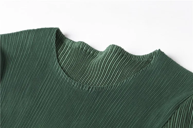 Горячая Miyake складные темперамент красота жизнь дерево уха бисером Марлевое Платье Сетчатое платье