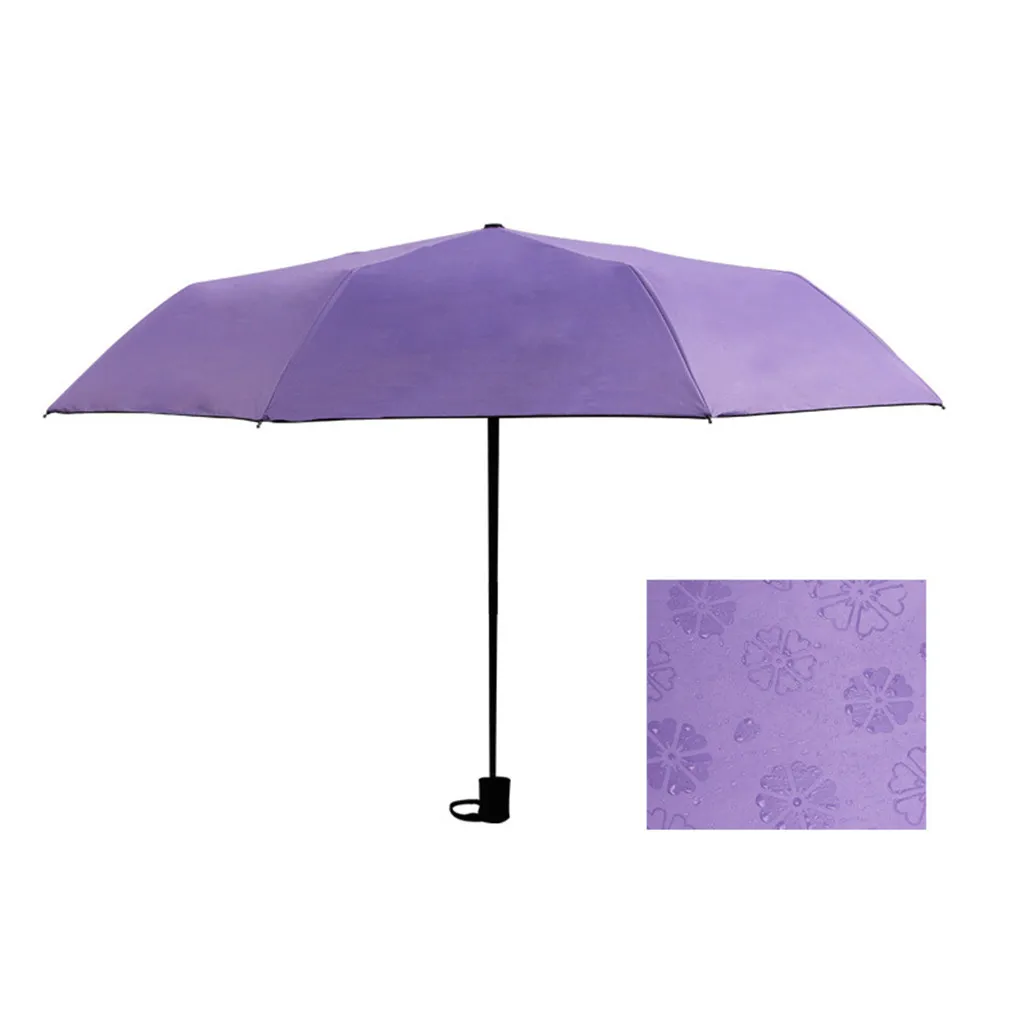 Автоматический зонтик с УФ-защитой зонт «дождик» дневной ветрозащитный зонтик портативный дорожный обратный складной зонтик для девочек и женщин