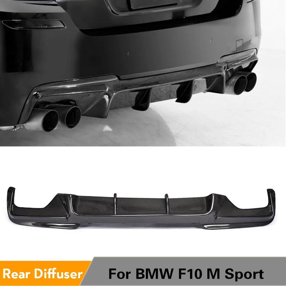 BMW F10 F11 Rear Bumper Diffuser Spoiler Lip for M-Paket 