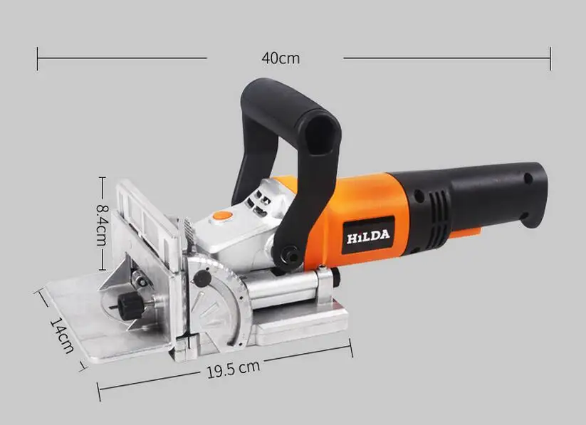 760W Biscuit Jointer Electric Tool Authentic Woodworking Tenoning Machine Biscuit Machine Puzzle