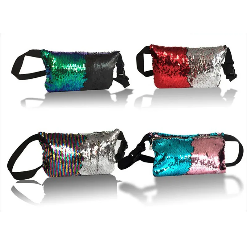 

Hot Selling Double Color Sequin DIY Female Sports Fashion Wallet Shoulder Oblique Bag Mobile Phone Storgage Bag
