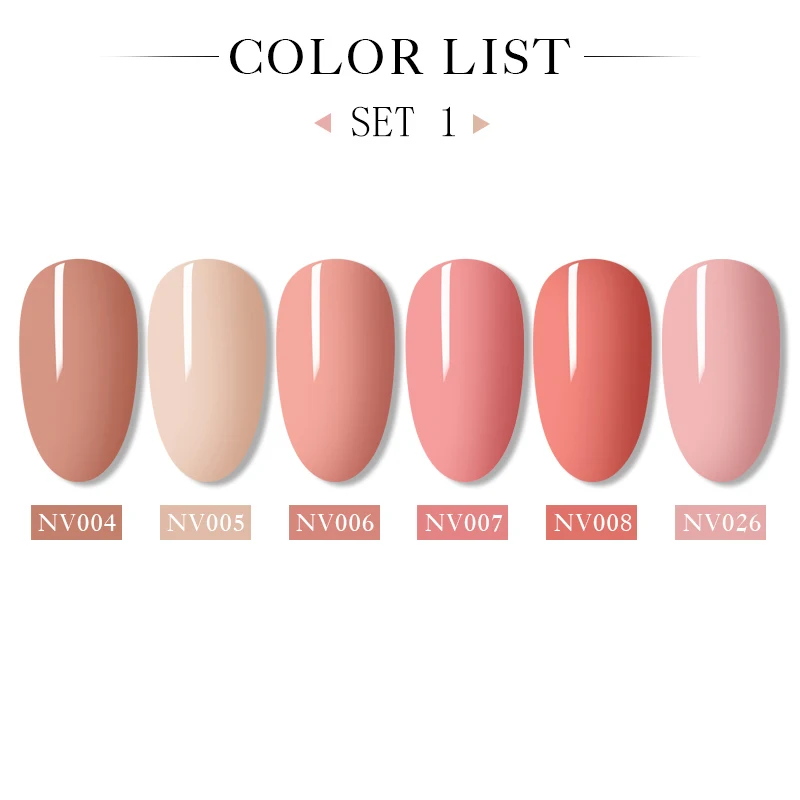 EEZH07460 Nail Vision 5 мл Цветной Гель-лак набор для ногтей Гибридный Гель-лак Полупостоянный впитывающий УФ Гель-лак для ногтей DIY Дизайн ногтей Гель-лак - Цвет: EEZH07460