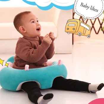 

Baby Kids Support Seat Learning To Sit Toy Washbale Sofa Chair Toddler Soft Plush Sit Up Cushion