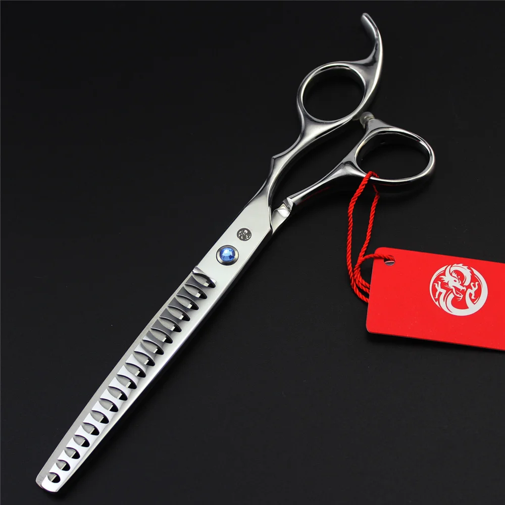 7 inch Dog Pet Thinning Scissors Grooming Shears Professional Pet Scissors High Quality Cat Hair Cutting Shark Teeth