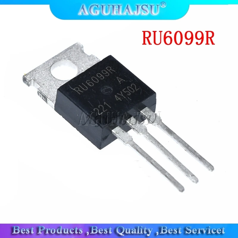 10pcs RU6099R RU6099 mos tube 120A 60V TO-220 inverter field effect transistor 100% new original quality assurance | Электронные