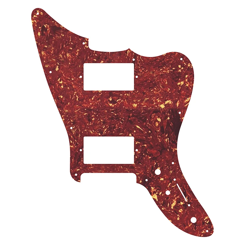 

Pleroo Custom Guitar Parts For MIJ Fernandes JG-65 Guitar Pickgaurd Scratch Plate , Red Tortosie