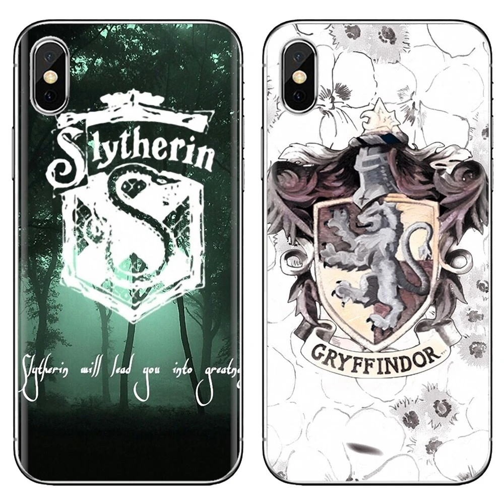 Тонкий силиконовый мягкий чехол для телефона Slytherin School Crest Huawei G7 G8 P7 P8 P9 P10 P20 P30 Lite