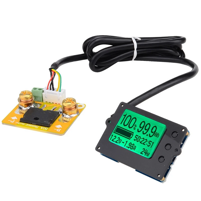 GYTB 50V 50A Precise Battery Real Capacity Tester Coulomb Counter Coulometer for Lifepo4 Lithium Lipo/Liion