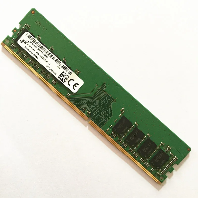 DDR4 Crucial 8GB 0 UDIMM Desktop Kit 2666MHz Memory RAM 1Rx8