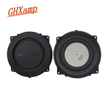 GHXAMP 4-дюймовых басовых радиатора НЧ-динамик пассивному излучателю резиновый край 121 мм низкочастотный радиатор для Bluetooth Динамик «сделай сам» 2 шт