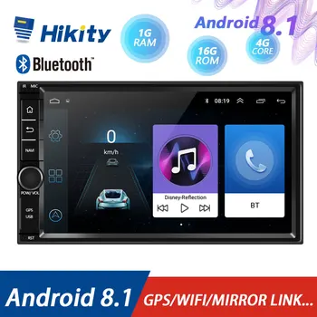 

Hikity 2din Android 8.1 Car Radio GPS WIFI 2 din Universal Bluetooth Multimedia Player ISO Android Mirror link Audio Stereo