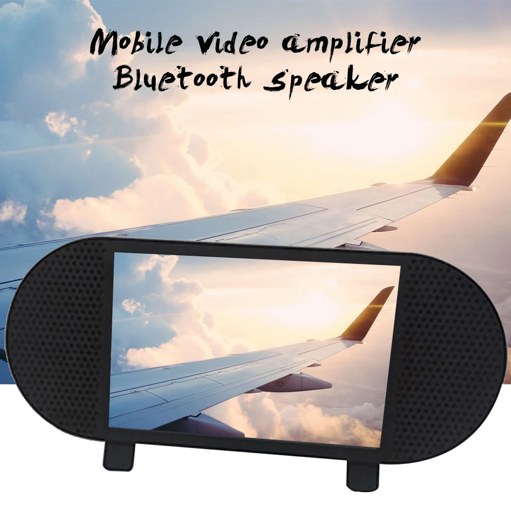 DC5V видео ABS универсальный смартфон усилитель Bluetooth Динамик Анти излучения домашний кинотеатр аудио портативный подарок экран Лупа
