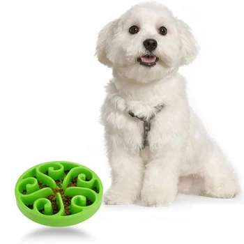

Pets Feeder Dog Bowl Slow Eating Bloat Stop Food Plate Maze Interactive Puzzle Cat Anti Skid Dishes Tray Home Pet Accessories
