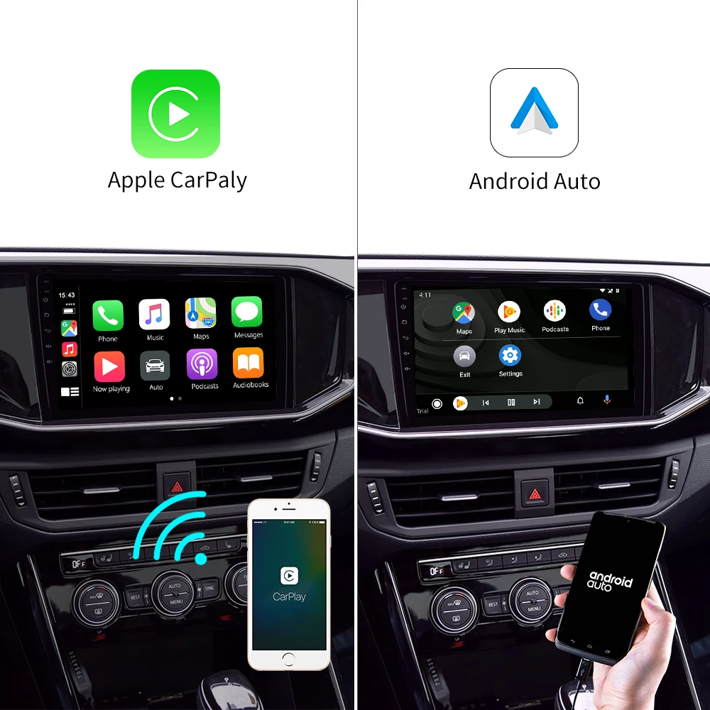 Wireless Apple CarPlay Android Auto Mirrorlink Smart Link USB Dongle for Android Navigation Player Mini USB Carplay Adapter afbeelding