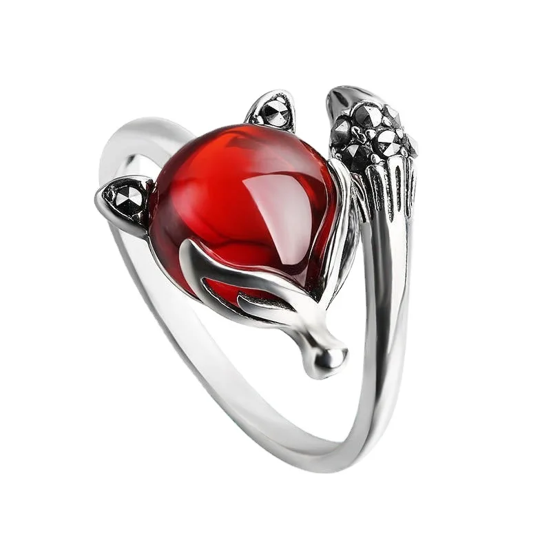Ring For Women Girls Angel Wings Smile Fashion Men Jewelry Vintage Ancient Silver Color Punk Hip Hop Adjustable Rings Cute Cat ring set gold color rings stainless steel ring tibetan silver rings signet ring finger watch ring finger ring gold color ring chain ring half face ring amethyst zirconia ring silver ring opening ring fidget spinner ring sparkling heart ring tungsten ring adjustable rings zircon crystal ring wedding rings moissanite diamond ring color change ring wedding ring ceramic ring animal ring