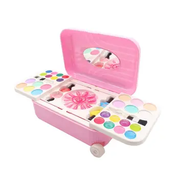 

1 Set Children Pretend Makeup Game Toy Water Soluble Nail Polish Girl Play House 094F