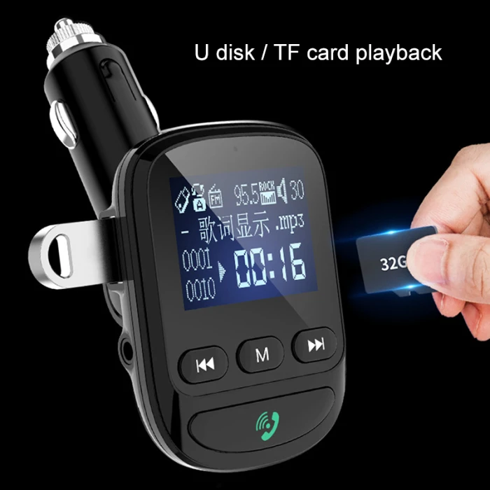 Автомобильное зарядное устройство плеер Bluetooth fm-передатчик Радио MP3 USB беспроводной комплект громкой связи GK99