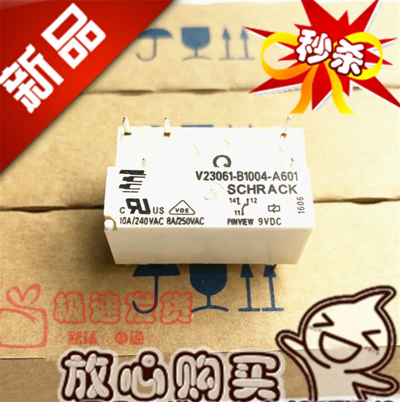 

Free shipping V23061-B1004-A601 TE/8A 9VDC 10PCS Please note clearly the model