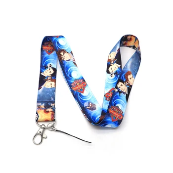 

30pcs/lot TV Doctor Who Lanyards Watercolor Fabric Lanyards Mobile Phone Badge Holder Key Starp Lanyard DC127