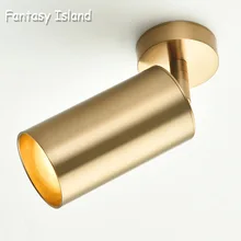 Современный 5/7/10 Вт GU10 светодиодный трек точечные светильники COB потолочные светильники Золотой Регулируемый AC85-265V осветительных приборов Гостиная магазин