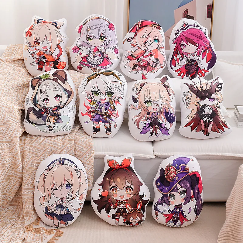 Impact Cosplay Anime Sumeru Barbara Bennett Mona Rosaria Yanfei Yoimiya Nilou Heizou Nahida Plush Toys Pillow
