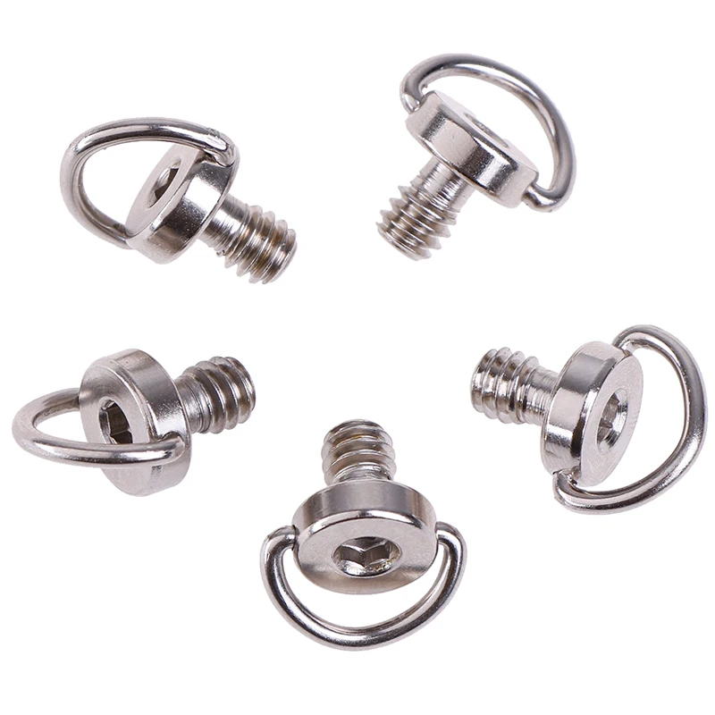 1Pc X1/4 inch Stainless Steel Camera Screw For Quick Release Plate Folding D-Ring Adapter Tripod Monopod Accessories | Электроника