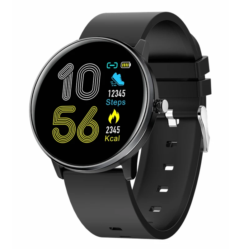 MAFAM MX6 смарт-браслет IP68 водонепроницаемые спортивные часы с 8 видами языков Ручной Смарт-часы для Android Xiaomi iphone - Цвет: Black Silicone