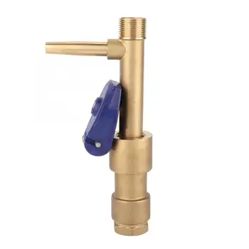 

Agriculture Waterproof Tape Garden Agriculture Irrigation Tool Brass Quick Coupling Valve Joint Valve G1" Lead Pistol