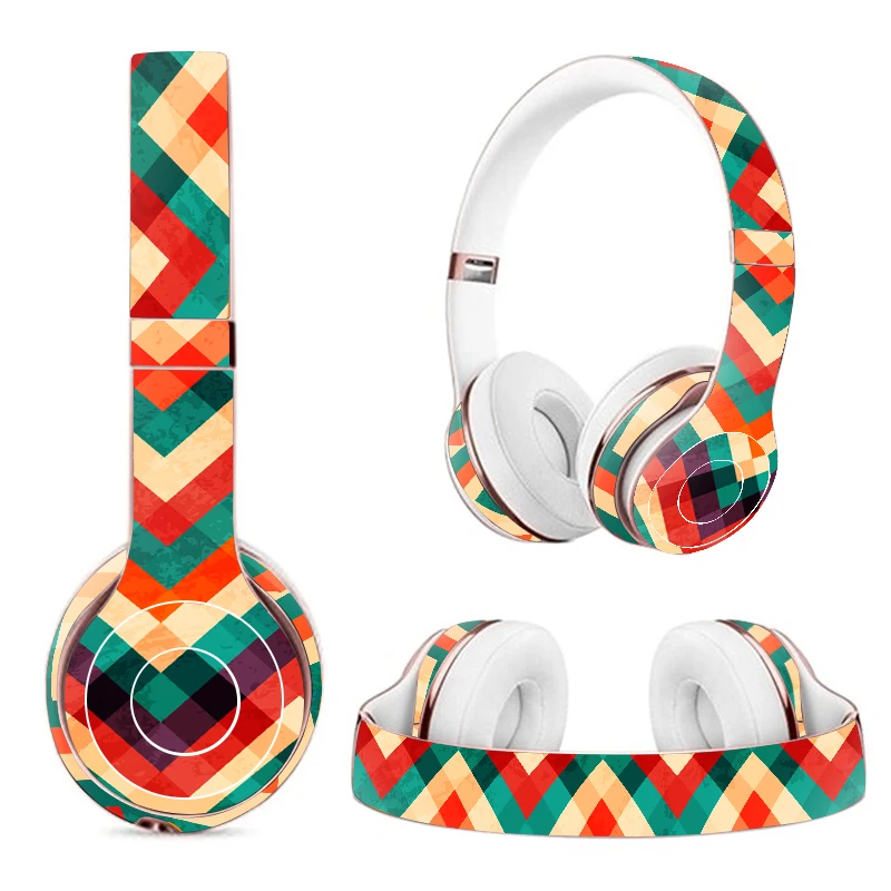 Ultra thin Protective Wrap Cover Sticker Vinyl Decal Headphone Skin for Beats Solo 2 3 Wireless Headphone