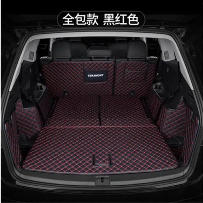 2 Seven-seat выделенный полноразмерный багажник Коробка коврик для- Volkswagen Teramont/Atlas 5 машинные места стиль - Цвет: 2