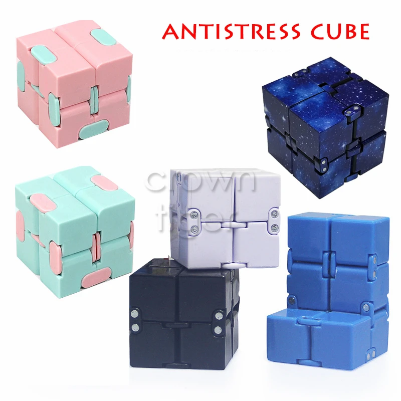 Alink Infinity Cube Fidget Cube Anti Stress Magic Door Hand Out Puzzle 
