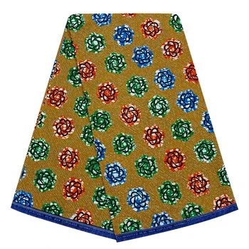 

2020 Ankara African wax print fabric veritable real tissue wax fabric pagne wax tissue fabric