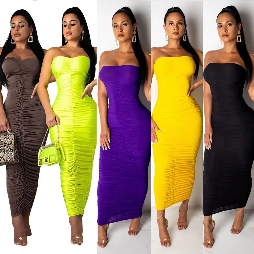 ankle length midi dress