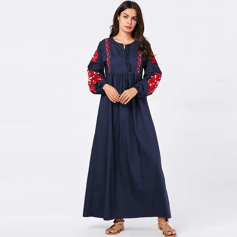 Kaftan abaya Дубай исламский, мусульманский платье хиджаб одежда для женщин мусульманских стран Tesettur Elbise молитва турецкий ислам ic одежда халат Djellaba Femme