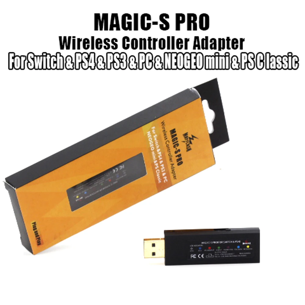 Mayflash Magic S Pro Wireless For Ps4 Ps3 Xbox One S 360 Controller Fighting Stick Adapter To For Nintend Switch Pc Replacement Parts Accessories Aliexpress