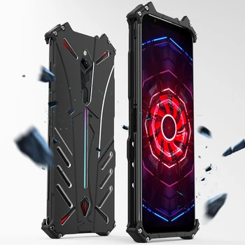 

for ZTE Nubia Red Magic 3 3s Case Luxury Aviation Aluminum Metal Armor Shockproof Cover for Nubia Red Magic 3s Protect Case Capa