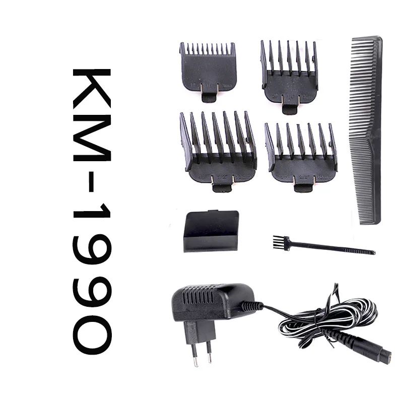 Kemei США Чистая сталь режущая головка парикмахерские фейдер зарядка прямой штекер двойного назначения электрическая машинка для стрижки волос ножницы KM-199