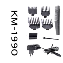 Kemei США Чистая сталь режущая головка парикмахерские фейдер зарядка прямой штекер двойного назначения электрическая машинка для стрижки волос ножницы KM-199